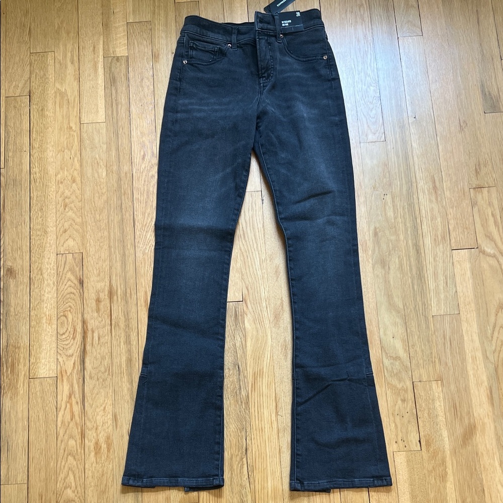 Express Dark Flare Jeans